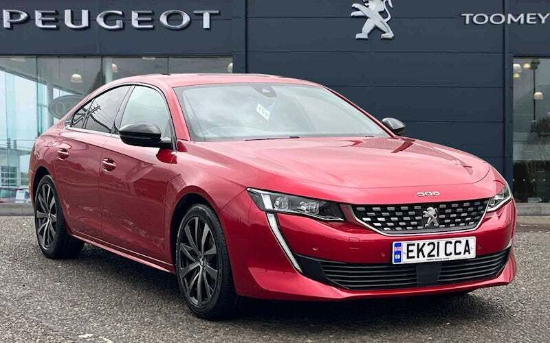 Red Used 2020 Peugeot 508 GT-line Hatchback | £15,450 (Fair price) - Image 1/4