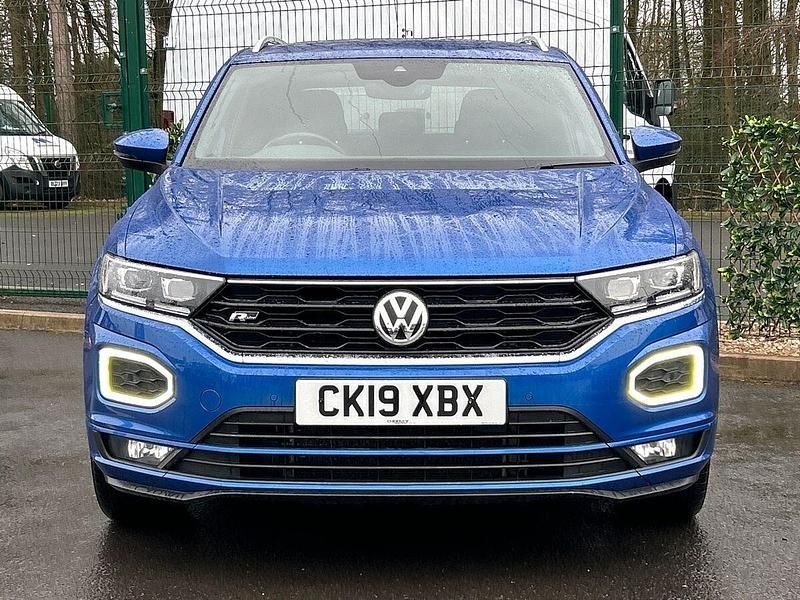 Used VW T-Roc R-line 115 HP (84 kW) 2019 Blue SUV