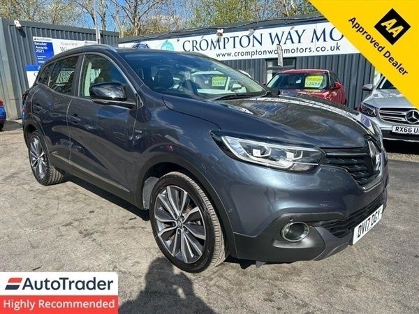 Grey Used 2017 Renault Kadjar Signature S SUV | £8,995 (Fair price) - Image 1/1