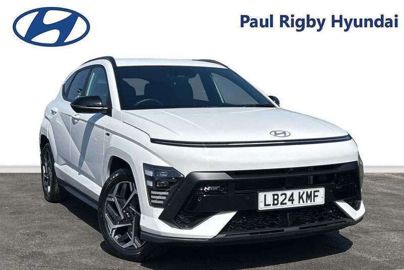 White Used 2024 Hyundai Kona N Line SUV | £23,895 (Expensive) - Image 1/4
