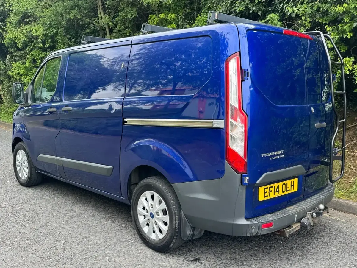 Usado Ford Transit Custom Trend 125 CV (91 kW) 2014 Azul Van