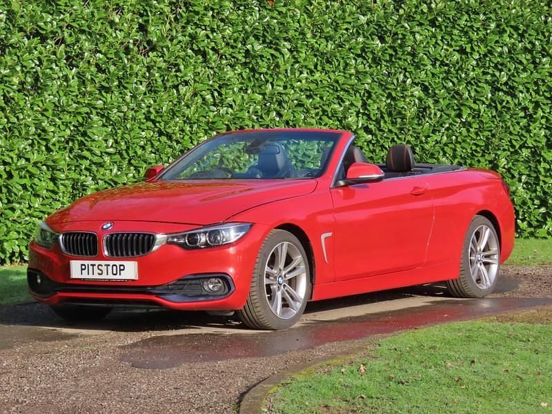 Used BMW 420 Sport Line 190 HP (139 kW) 2019 Red Cabriolet