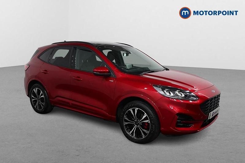 Red Used 2023 Ford Kuga ST-Line X SUV | £22,299 (Fair price) - Image 1/4
