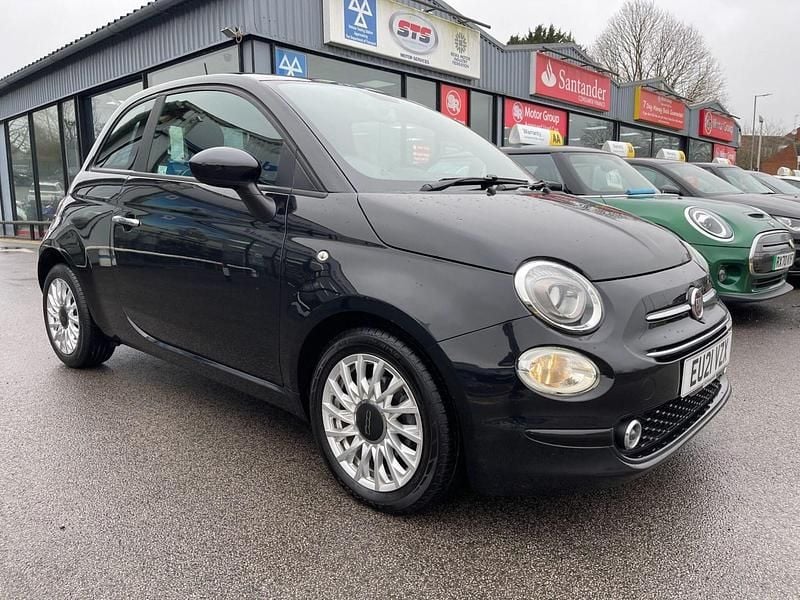 Used Fiat 500 Lounge 70 HP (51 kW) 2021 Black Hatchback