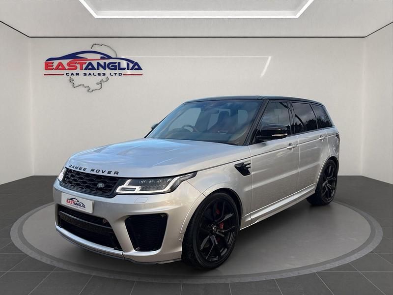 Silver Used 2020 Land Rover Range Rover Sport SVR SUV | £41,990 (Super price) - Image 1/4