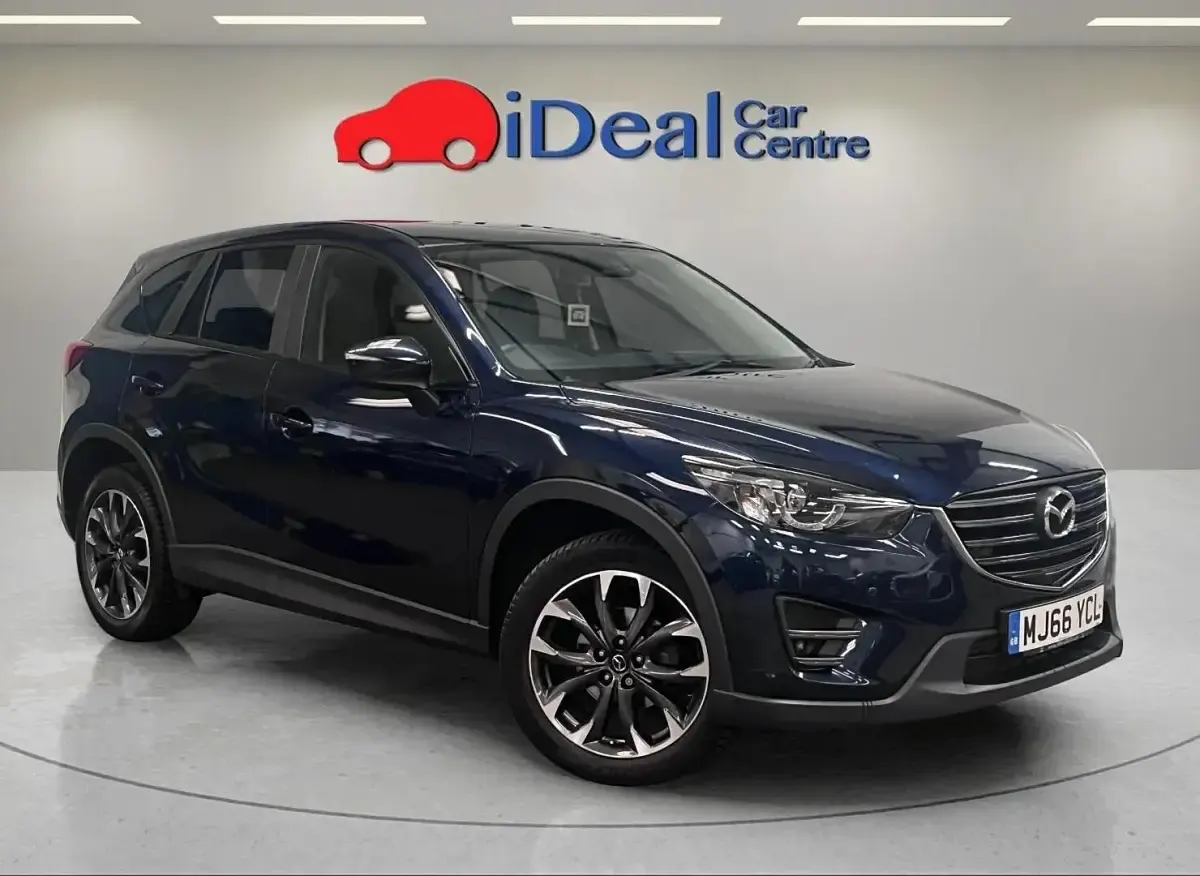 Second-hand Mazda CX-5 Inclusive 175 CP (128 kW) 2016 Albastru SUV