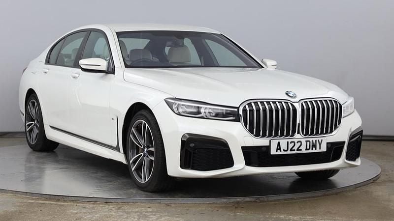 White Used 2022 BMW 740 M Sport Sedan | £39,999 (Good price) - Image 1/4
