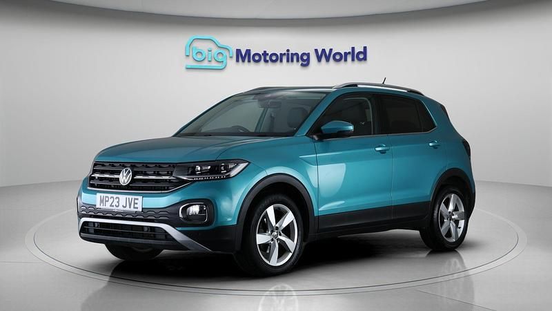 Used VW T-Cross SEL 110 HP (80 kW) 2022 Turquoise SUV