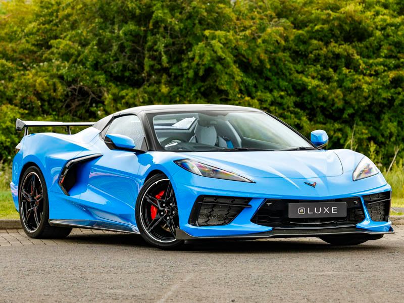 Blue Used 2022 Chevrolet Corvette Cabriolet | £84,898 - Image 1/4