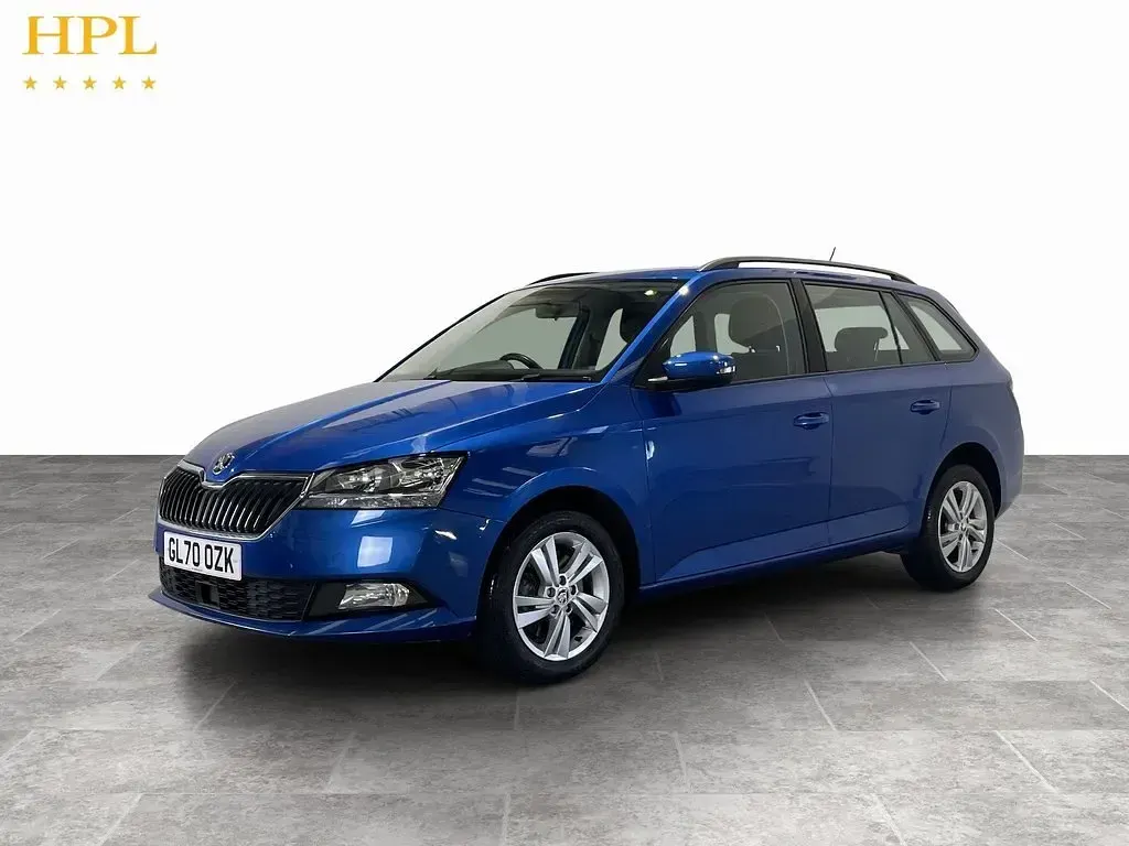 Used Skoda Fabia SE 110 HP (80 kW) 2020 Blue Hatchback