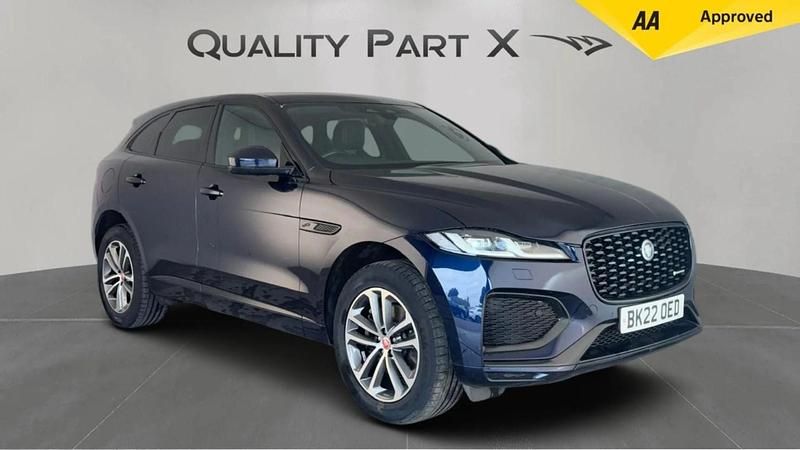 Blue Used 2022 Jaguar F-Pace R-Dynamic SUV | £22,690 (Super price) - Image 1/4