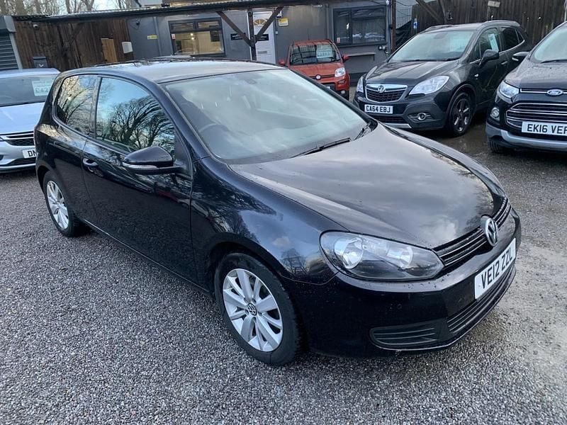 Used VW Golf VII Match 2012 Black Hatchback