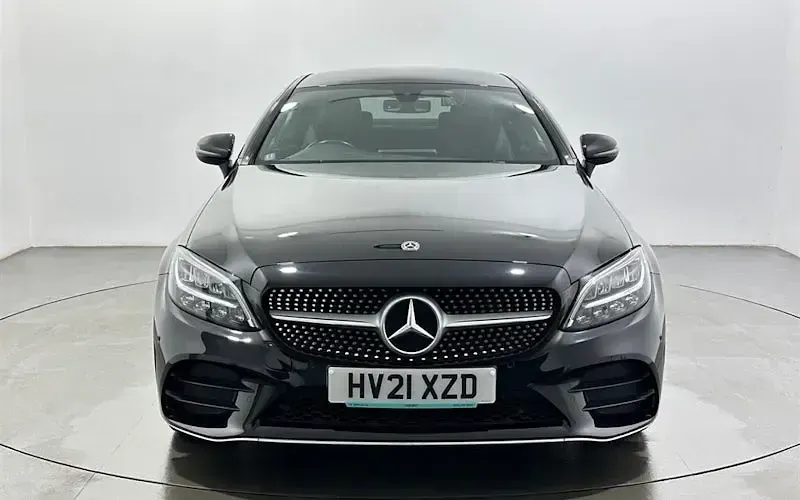 Second-hand Mercedes C220 AMG line 194 CP (142 kW) 2021 Negru Coupe