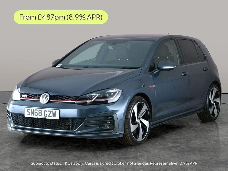 Used VW Golf VII GTI 245 HP (180 kW) 2018 Blue Hatchback