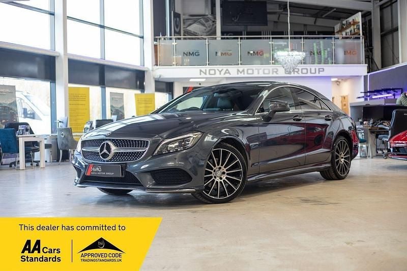 Used Mercedes CLS220 AMG line 177 HP (130 kW) 2016 Grey Coupe