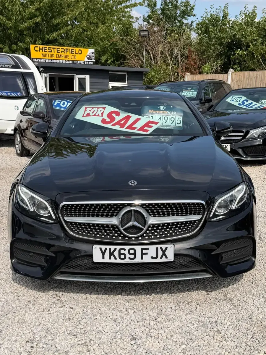 Used Mercedes E350 AMG line 2019 Black Coupe