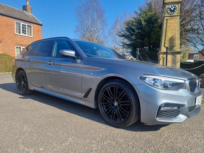 Blue Used 2017 BMW 520 M Sport Estate | £13,995 (A bit pricey) - Image 1/4