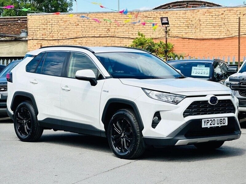White Used 2020 Toyota RAV4 Hybrid Design SUV | £17,240 (A bit pricey) - Image 1/4
