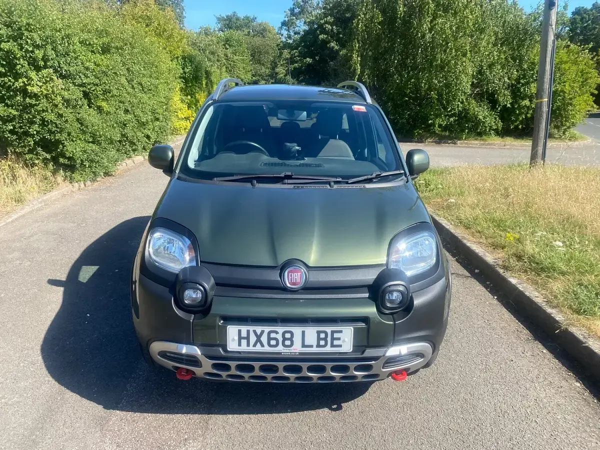 Used Fiat Panda Cross Cross 90 HP (66 kW) 2018 Green Hatchback