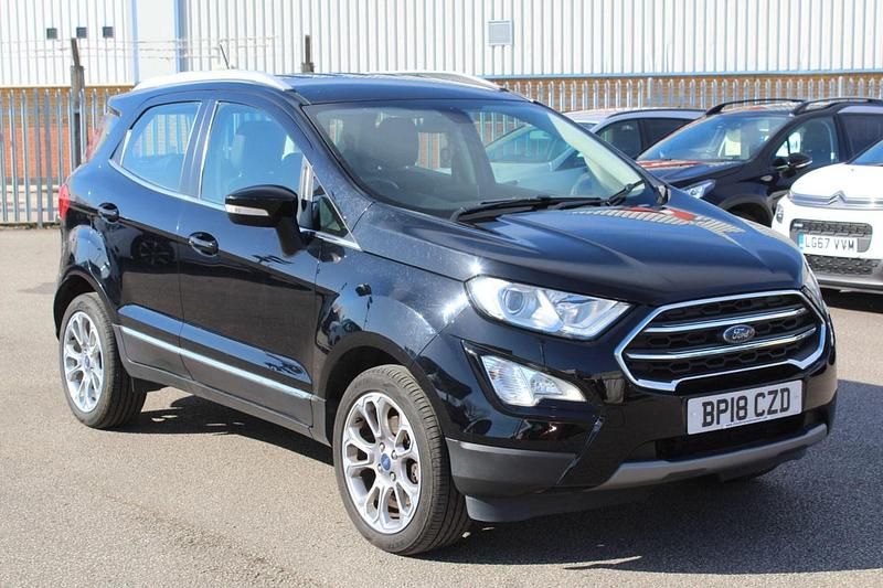 Used Ford Ecosport Titanium 125 HP (91 kW) 2018 Black SUV