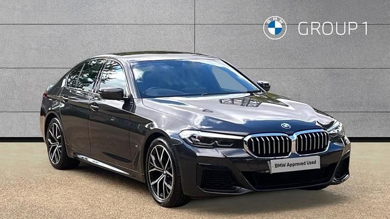 Grey Used 2022 BMW 520 M Sport | £27,995 (Fair price) - Image 1/4