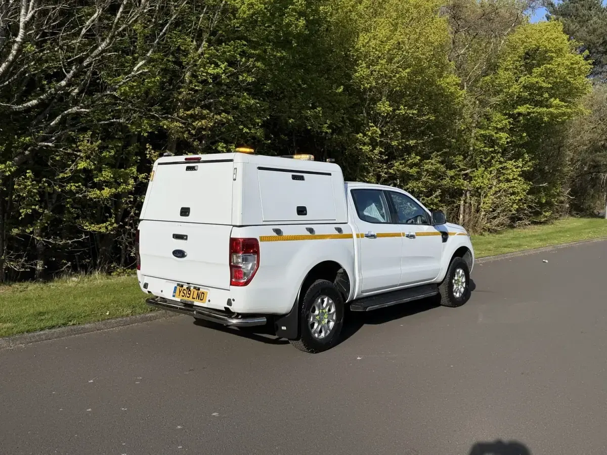 Begagnad Ford Ranger XLT 2019 Vit Pickup