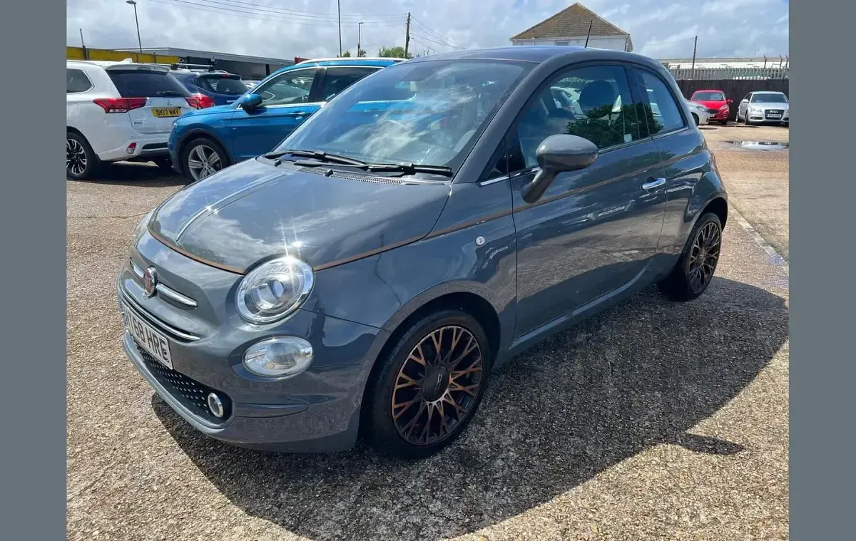 Used Fiat 500 Collezione 69 HP (50 kW) 2019 Grey Hatchback
