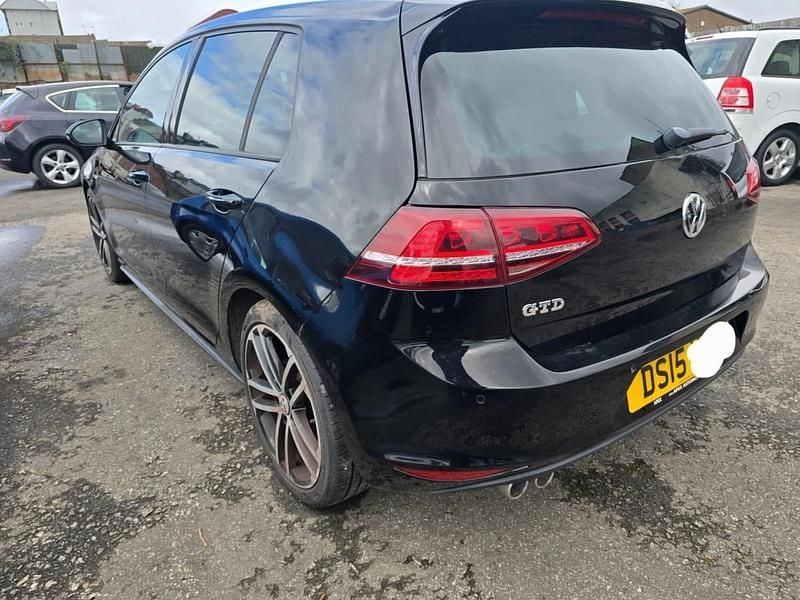 Used VW Golf VII GTD 2015 Black Hatchback