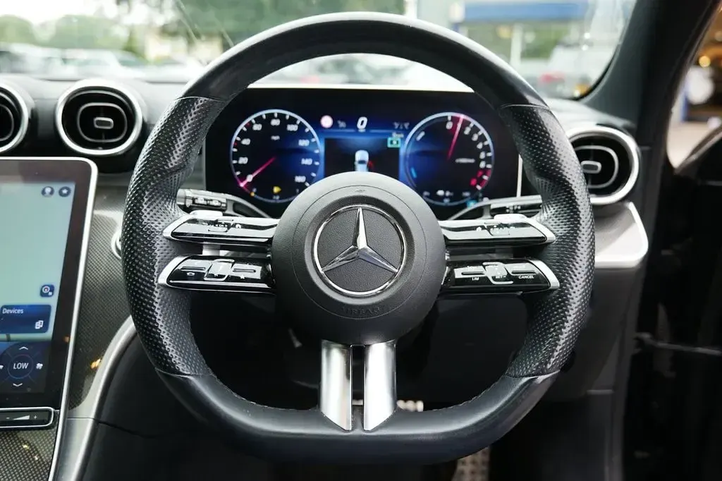 Used Mercedes C300 AMG line 2022 Black Estate