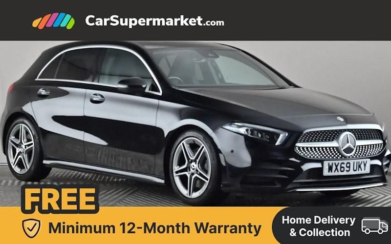 Black Used 2019 Mercedes A220 AMG Line Premium Plus Hatchback | £21,097 (Fair price) - Image 1/4