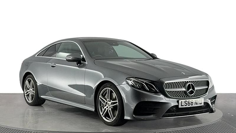 Used Mercedes E300 AMG Line Premium 245 HP (180 kW) 2018 Grey Coupe