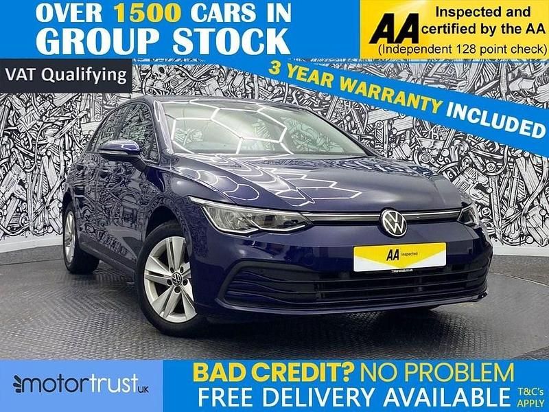 Used VW Golf VIII S 130 HP (95 kW) 2022 Blue Hatchback