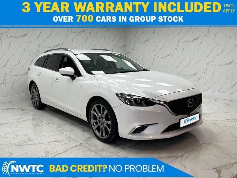 White Used 2017 Mazda 6 Inclusive Estate | £7,595 (Fair price) - Image 1/4