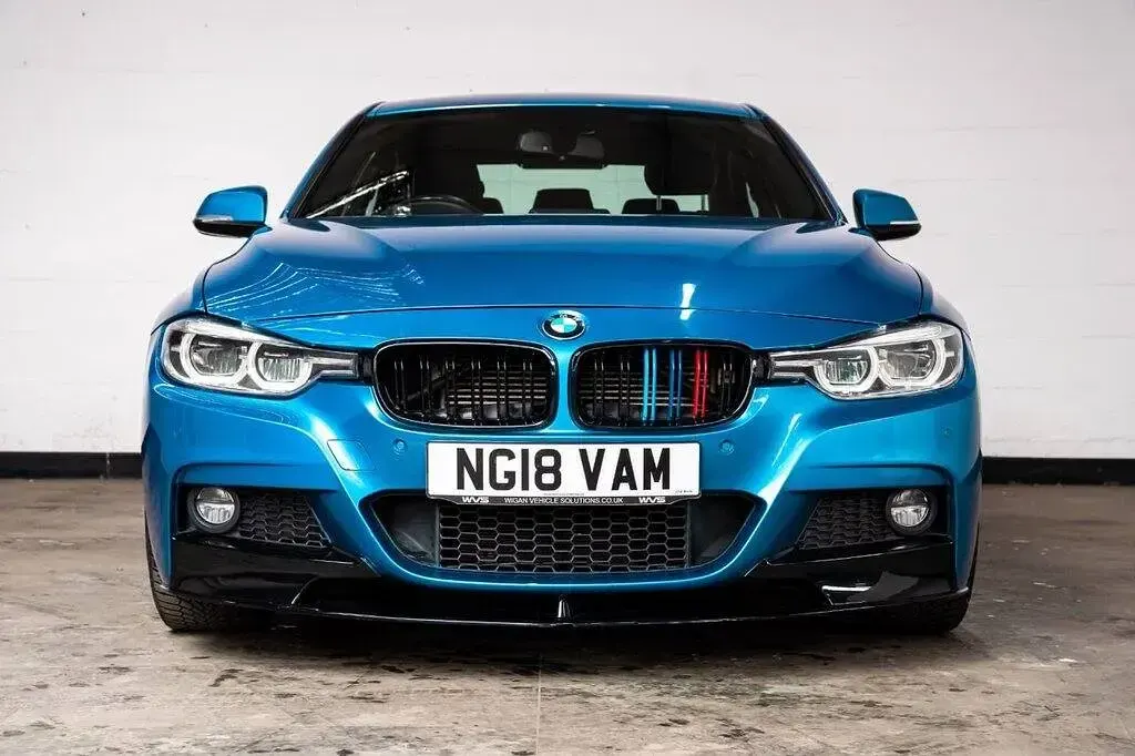Used BMW 330e M Sport 252 HP (185 kW) 2018 Blue Sedan