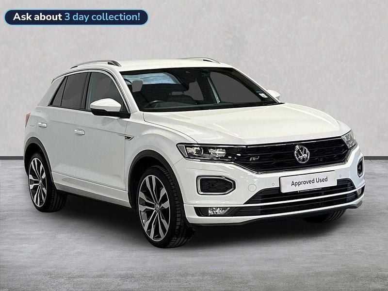 White Used 2018 VW T-Roc R-line SUV | £15,985 (Good price) - Image 1/2