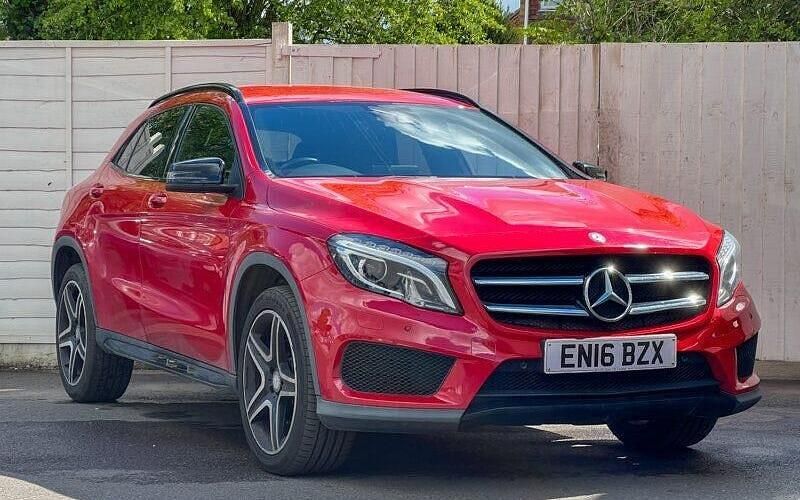 Used Mercedes GLA220 AMG line 177 HP (130 kW) 2016 Red SUV