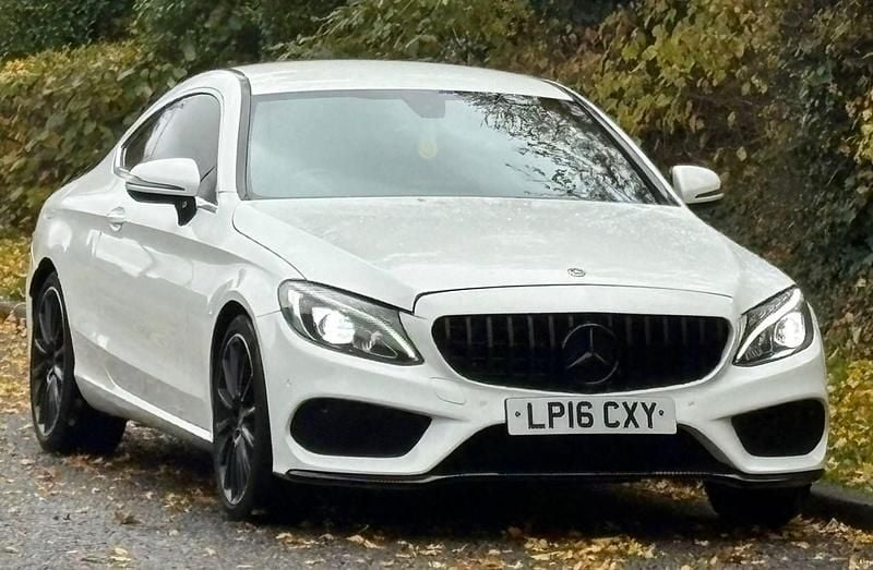 White Used 2016 Mercedes C220 Coupe | £7,995 (Super price) - Image 1/4