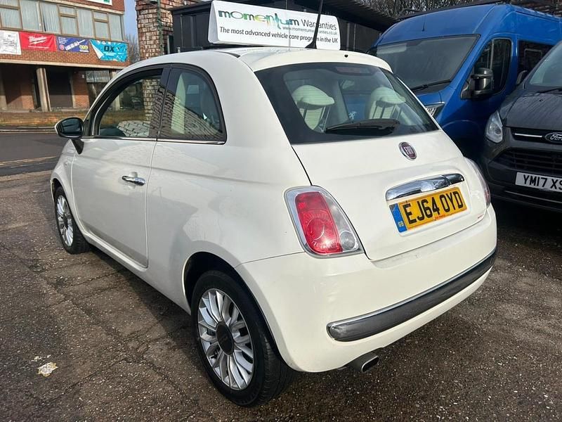 Used Fiat 500 Lounge 69 HP (50 kW) 2014 White Hatchback