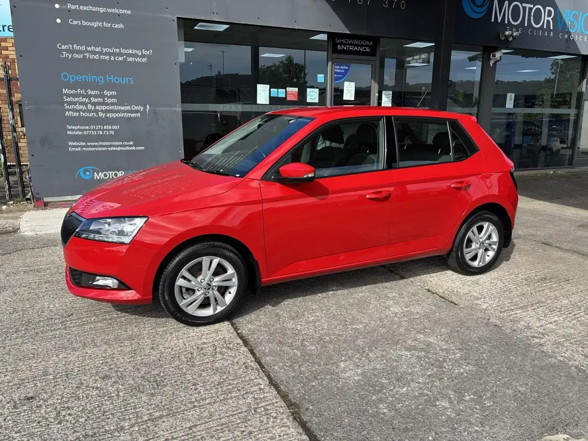 Used Skoda Fabia SE 110 HP (80 kW) 2019 Red Hatchback
