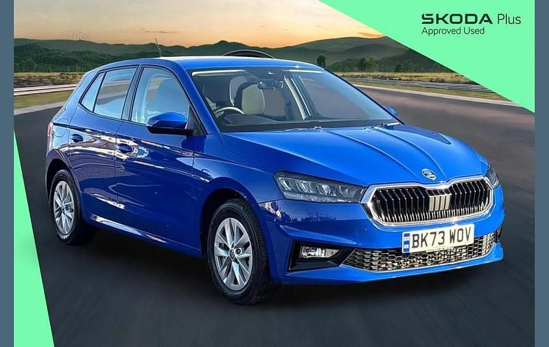 Blue Used 2023 Skoda Fabia Comfort Hatchback | £13,700 (Good price) - Image 1/4