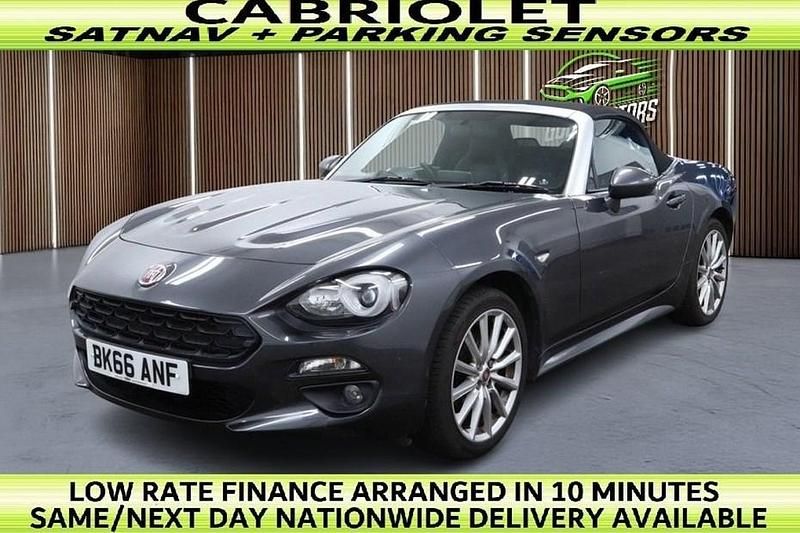 Grey Used 2016 Fiat 124 Spider Lusso Cabriolet | £9,490 (Good price) - Image 1/1