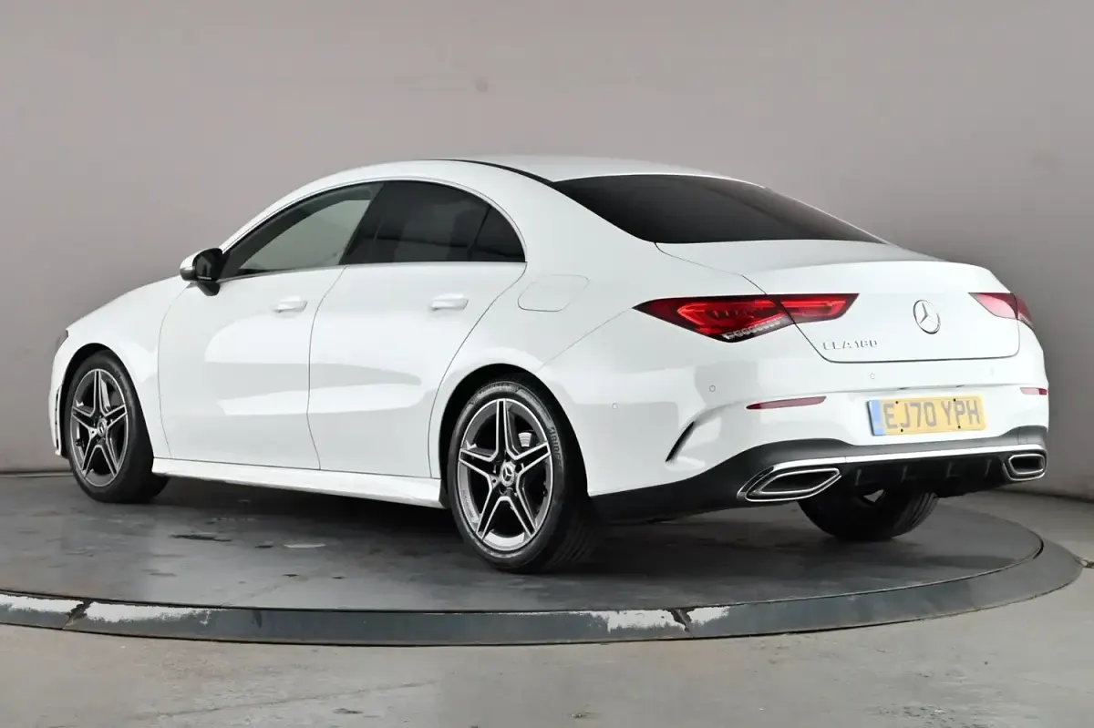 Used Mercedes CLA180 AMG line 136 HP (100 kW) 2020 White Sedan