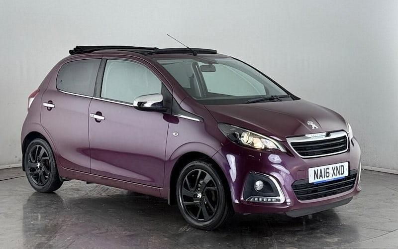 Mauve/purple Used 2016 Peugeot 108 Allure Hatchback | £5,550 (Fair price) - Image 1/3