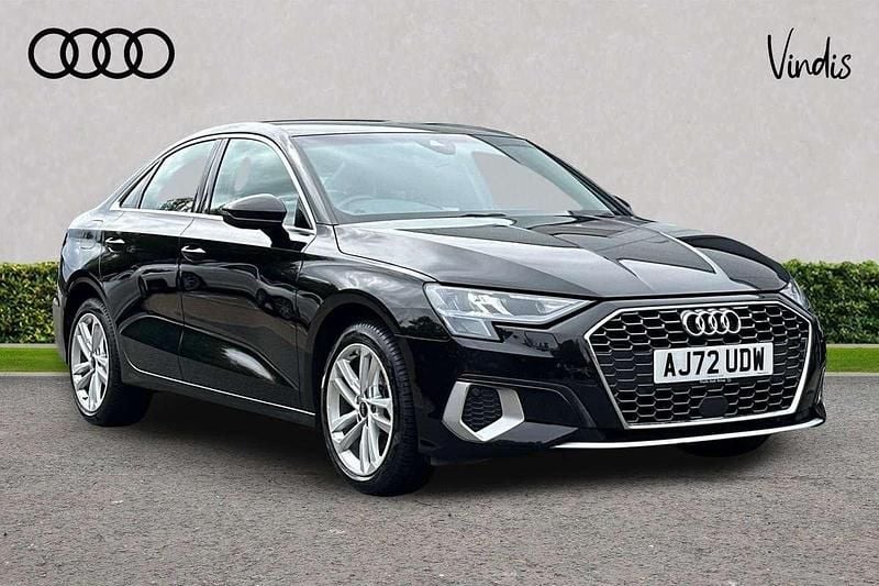 Black Used 2022 Audi A3 Sport Sedan | £18,715 (Good price) - Image 1/4