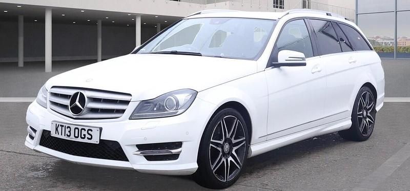 Used Mercedes C350 AMG 2013 White Estate