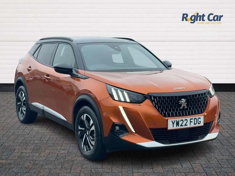 Orange Used 2022 Peugeot 2008 GT SUV | £15,499 (Fair price) - Image 1/4