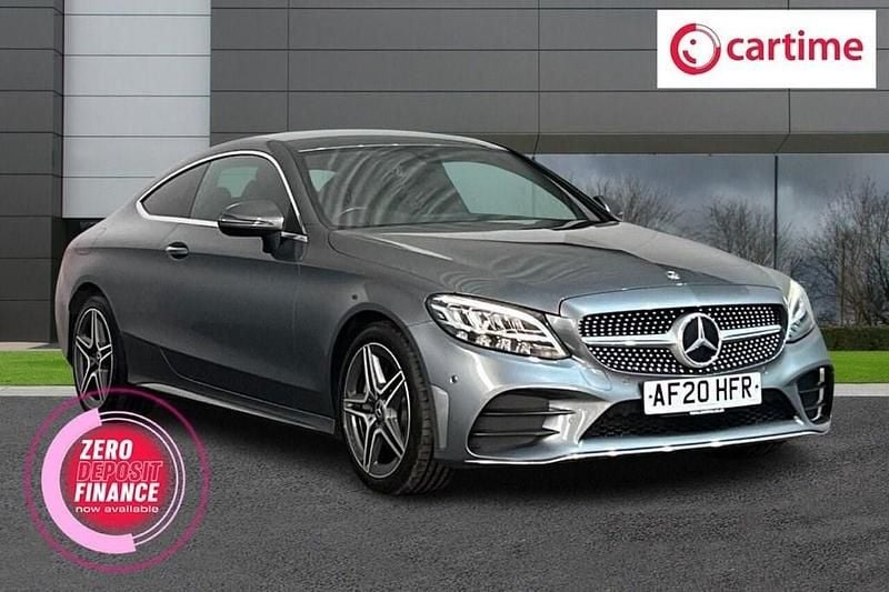 Grey Used 2020 Mercedes C300 AMG line Coupe | £20,450 (Good price) - Image 1/3