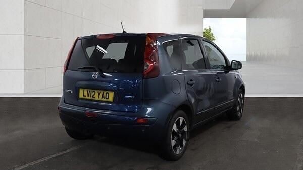 Used Nissan Note N-TEC 110 HP (80 kW) 2012 Blue Hatchback