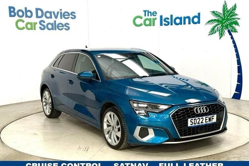 Blue Used 2022 Audi A3 Sportback e-tron Sport Hatchback | £16,450 (Fair price) - Image 1/1