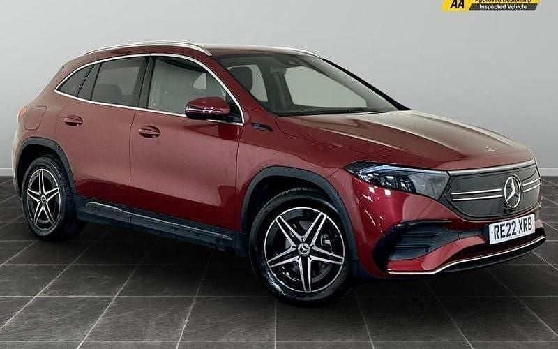 Red Used 2022 Mercedes EQA250 AMG line SUV | £20,595 (Good price) - Image 1/2